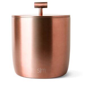 NWT Simple Modern Rocks Copper Ice Bucket